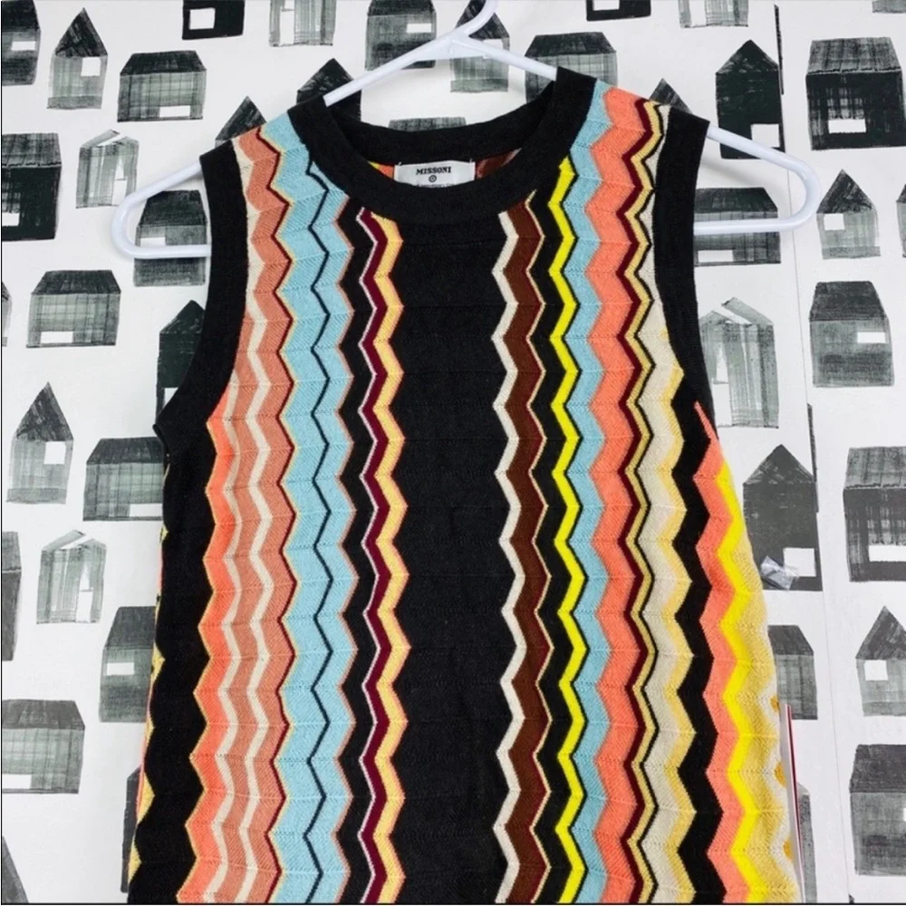Missoni x Target XXO NWT Girls’ Chevron sleeveless dress - Picture 2 of 5